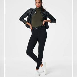 Spanx Ankle Skinny Jeans Black 1X Tall